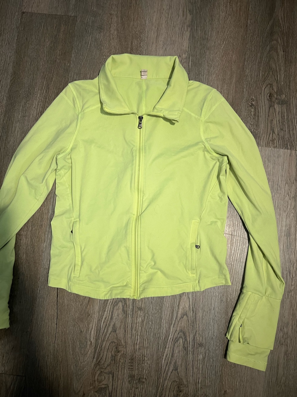Under Armour Neon Yellow Full-Zip Long Sleeve Jacket